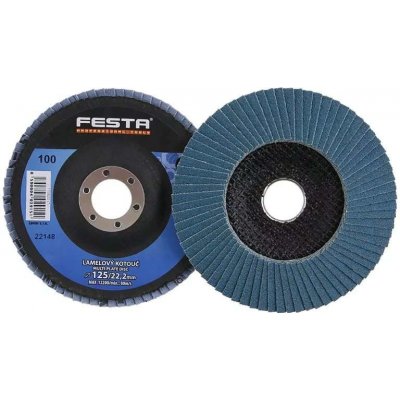 Kotouč brusný lamelový FESTA 125 P100 22148 – Zboží Dáma