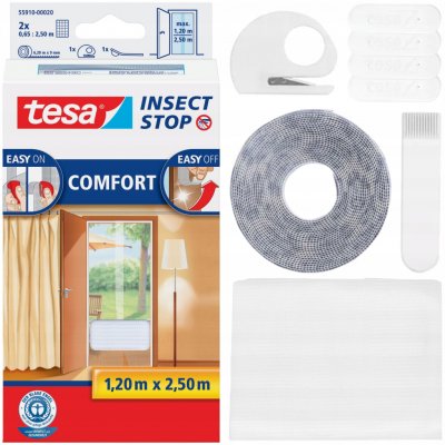 Tesa síť proti hmyzu balkonová Comfort 55910-00020-00 bílá – Sleviste.cz