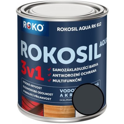 Rokosil Aqua 3v1 RK 612 0,6L Šedá antracitová 7016 – Zbozi.Blesk.cz