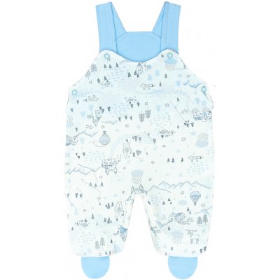 Baby Service Bavlněné polodupačky lacláčky Městečko Modré – Zboží Dáma