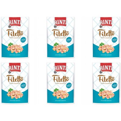 Rinti Filetto Adult kuře a losos v želé 6 x 100 g – Hledejceny.cz