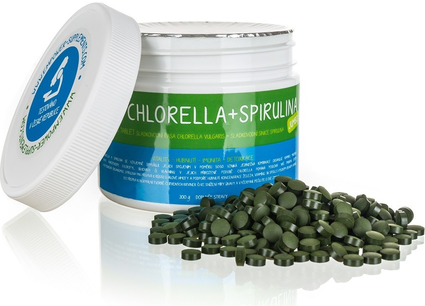 Empower Supplements Bio Chlorella + Spirulina Jumbo 1500 tablet od 539 Kč -  Heureka.cz