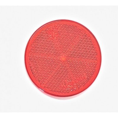 odrazka červená samolepící kulatá průměr 60mm – Hledejceny.cz