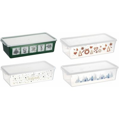 MIRA plast Box na cukroví dekory mix 5 l 38 x 19 x 10,5 cm – Sleviste.cz