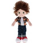 Panáček Matýsek měkké tělo 37 cm na baterie česky mluvící oranžový – Sleviste.cz