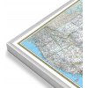 Nástěnné mapy National Geographic USA - nástěnná mapa Classic 178 x 125 cm Varianta: magnetická mapa, Provedení: stříbrný rám