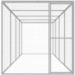 vidaXL Klec pro kočky 6 x 1,5 x 1,5 m – Zboží Dáma