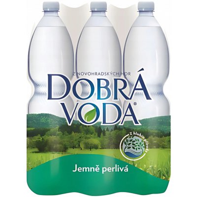 Dobrá voda jemně perlivá 6 x 1,5 l – Sleviste.cz