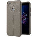 litchi pattern šedý – Huawei P9 Lite 2017 / P8 Lite 2017 / Honor 8 Lite – Zboží Mobilmania