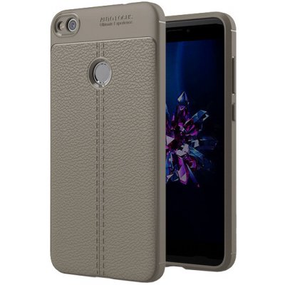 litchi pattern šedý – Huawei P9 Lite 2017 / P8 Lite 2017 / Honor 8 Lite – Zboží Mobilmania