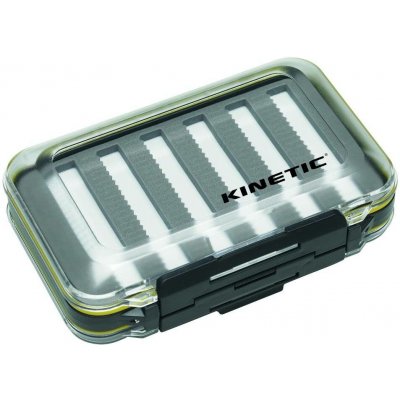 Kinetic Fishing Double Vodotěsná krabička na mušky Side Fly Box Clear střední – Sleviste.cz