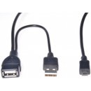 PremiumCord kur-18 USB A/female Micro USB/female - Micro USB/male OTG