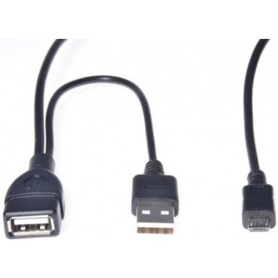 PremiumCord kur-18 USB A/female Micro USB/female - Micro USB/male OTG – Hledejceny.cz