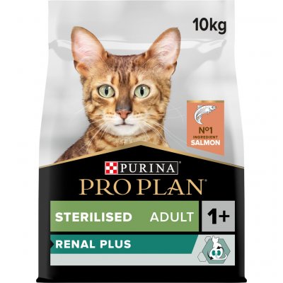Pro Plan Cat Adult Sterilised Renal Plus losos 10 kg – HobbyKompas.cz