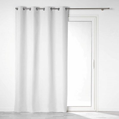 Douceur d'intérieur Závěs do obývacího pokoje OBSCURE, BLACKOUT, 140 x 260 cm, bílý
