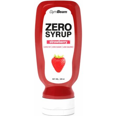 GymBeam ZERO SIRUP jahoda 320 ml