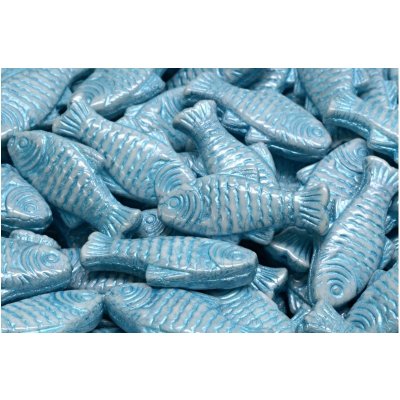 Korálek ryba modrý zátěr – Zboží Dáma