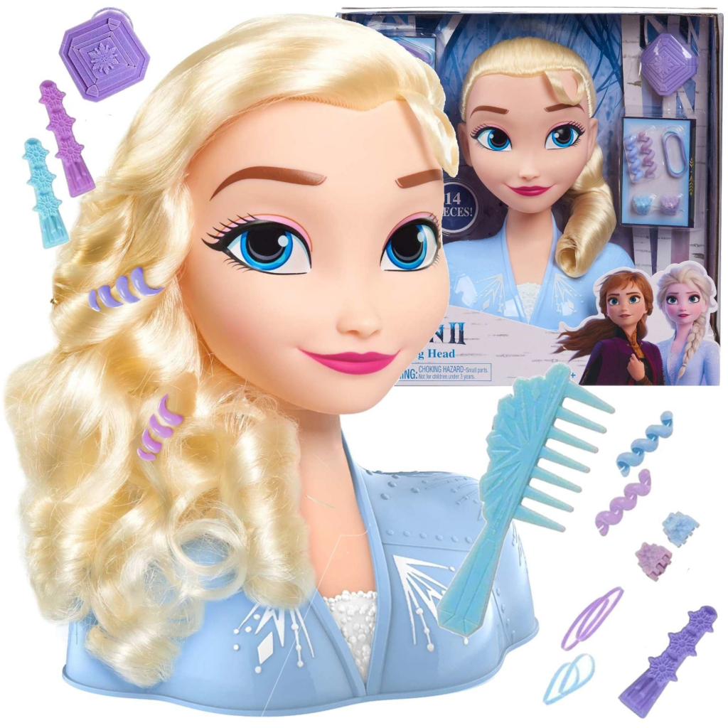 Just Play Ledové království 2 Elsa hřebenová a stylingová hlava .