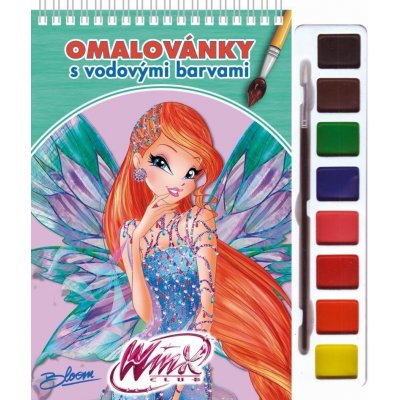 Winx Club Bloom Omalovánky s vodovými barvami