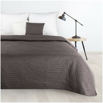 Mondo Italia Přehoz na postel Boni6 grafitový 220x240 cm Grafitová – Zboží Mobilmania