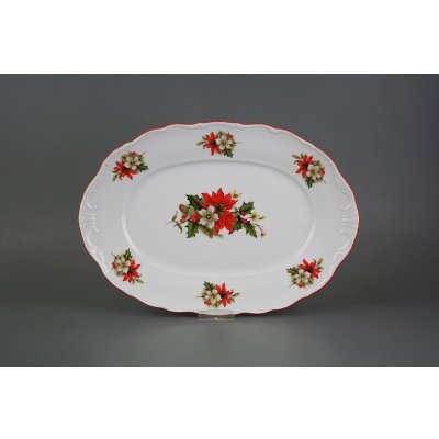 Bohemia Porcelán 1987 Ovál 32cm Verona Vánoční hvězda FBB – Zboží Dáma