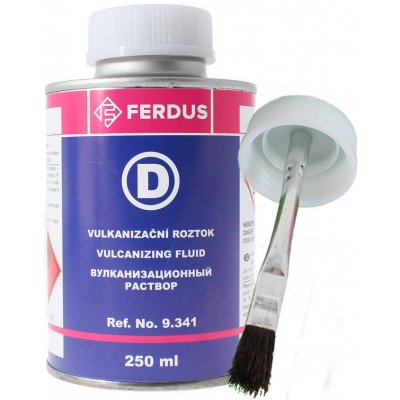 Vulkanizační roztok D 250 ml + menší štětec - FERDUS D250 | Zboží Auto
