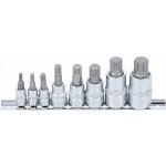 BGS technic Hlavice zástrčné XZN 1/4”, 3/8” a 1/2”, vel. M4-M16, sada 8 ks na liště - BGS 5105 – Zbozi.Blesk.cz