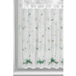 VÁNOČNÍ VITRÁŽKOVÁ ZÁCLONA 4 90X150CM NA POUTKÁCH – Hledejceny.cz