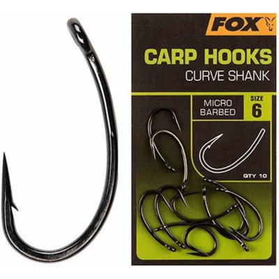 Fox Carp Hooks Curve Shank vel.8 10ks – Zboží Mobilmania