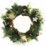 Retlux RXL 357 Vánoční věnec s chvojím a nano řetězem 20 LED – Zboží Dáma