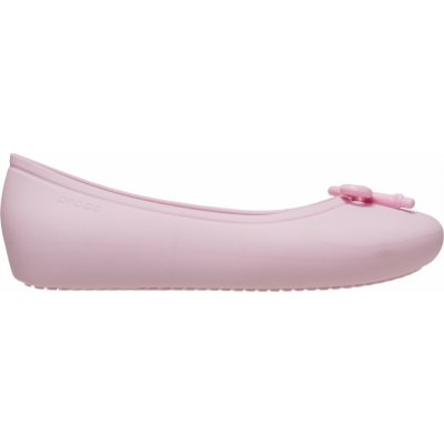 Crocs Brooklyn Bow Flat Ballerina pink – Hledejceny.cz