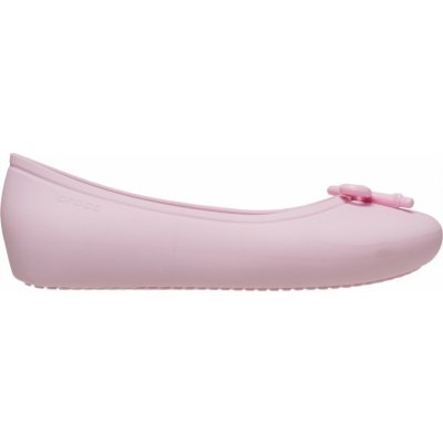 Crocs Brooklyn Bow Flat Ballerina pink – Zbozi.Blesk.cz