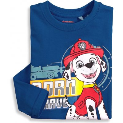 Dětské tričko Paw patrol BORN BRAVE modré – Zboží Dáma