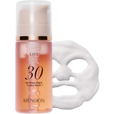 MENOKIN 30 Seconds Quick Bubble Mask LIFT 95ml liftingová bublinková maska-sérum 95 ml – Sleviste.cz