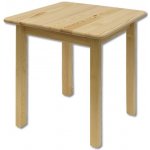 Nábytek z lesa - Dřevěný jídelní stůl z masivu borovice ST108 - 60x60 / 75x75 cm