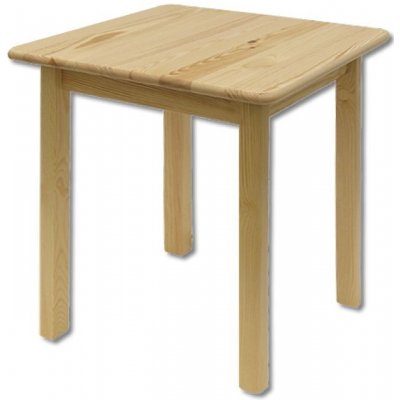 Nábytek z lesa - Dřevěný jídelní stůl z masivu borovice ST108 - 60x60 / 75x75 cm – Zbozi.Blesk.cz