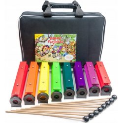 Goldon 8 hracích kamenů Boomwhackers v nylonové tašce