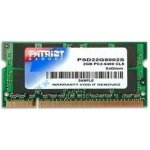 Patriot Signature Line SODIMM DDR2 2GB 800MHz CL6 PSD22G8002S – Zbozi.Blesk.cz