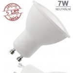 Optonica LED žárovka 7W 12xSMD2835 GU10 500lm NEUTRÁLNÍ BÍLÁ – Zboží Mobilmania