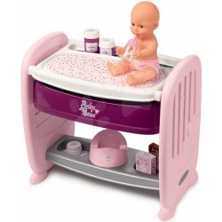 Smoby Postýlka k posteli s přebalovacím pultem Violette Baby Nurse 2v1