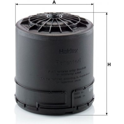 MANN-FILTER Vysoušecí patrona vzduchu MANN MF TB15001ZKIT – Hledejceny.cz
