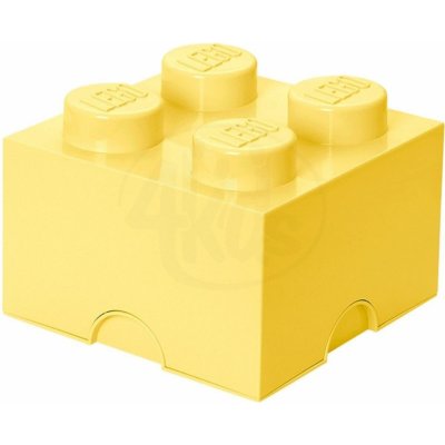 LEGO® Úložný box 25 x 25 x 18 cm světle žlutá – Zboží Dáma