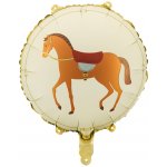 PartyDeco Balónek fóliový Kůň 45cm – Zboží Dáma