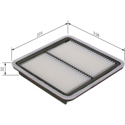 Vzduchový filtr BOSCH F 026 400 206 (F026400206) – Hledejceny.cz