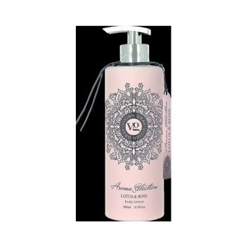 Vivian Gray Aroma Selection Lotus & Rose krémové tělové mléko s dávkovačem 500 ml