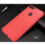 Pouzdro LEN gelové s texturou Huawei Y7 Prime 2018 a Honor 7C - červené – Zboží Mobilmania