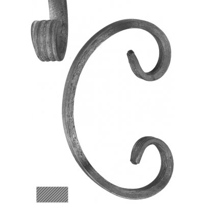 DOPRODEJ: Céčko 120 x 75 mm, 12 x 6 mm, hladké, oboustranné rozkování – Zboží Mobilmania