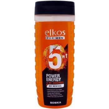 Elkos Men Power Energy 5v1 sprchový gel s mentolem 300 ml