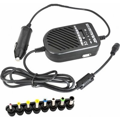 Adaptér pro auto pre notebook 12V/15V-24V 80W G893 – Sleviste.cz