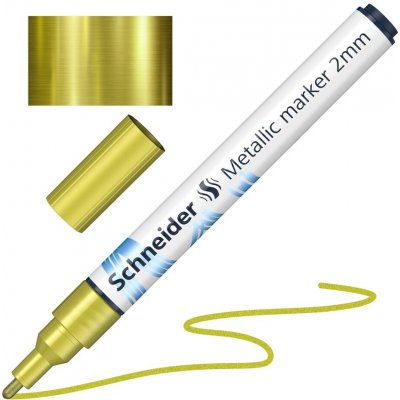 Schneider Paint-It 011 hrot metalická žlutá – Zboží Mobilmania
